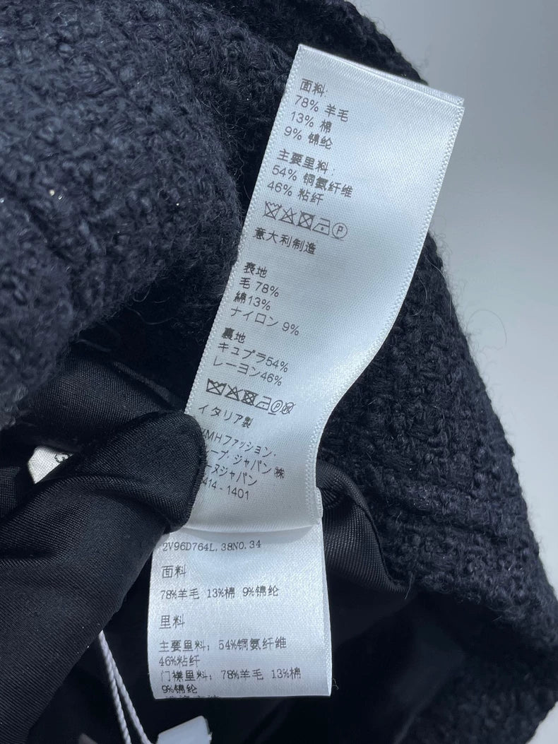 Celine Black and White Gold Button Jacket