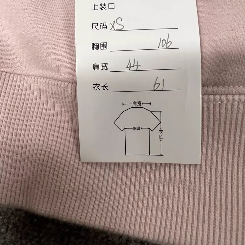 Pink Hooded Sweatshirt with Embroidery