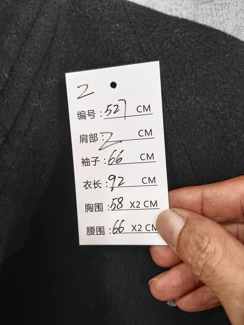 Black Vintage Prada Wool Overcoat