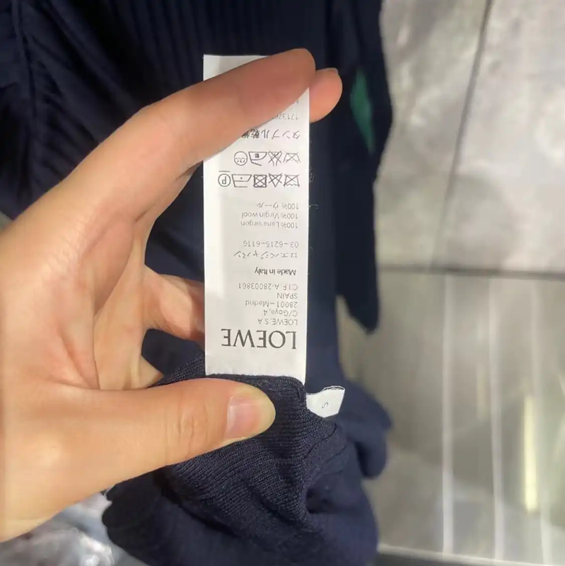 Loewe Blue Cotton Men's Sweatshirt 0089