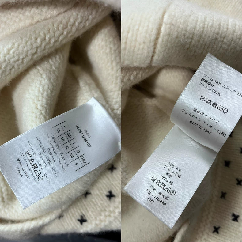 Dior High Neck Wool Sweater