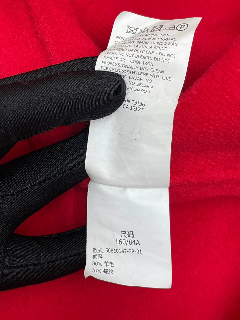 Red Wool Coat from maxmara