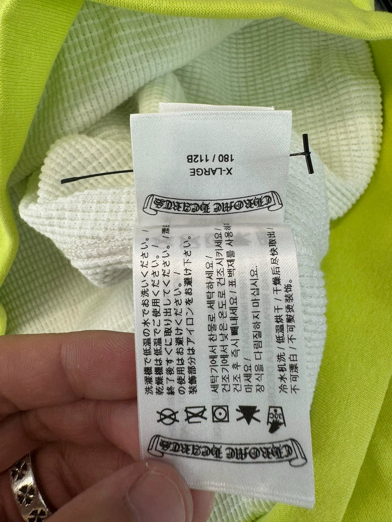 Chrome Hearts Matty Fluorescent Green Hoodie-yf