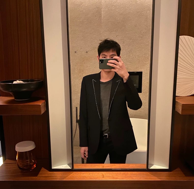 Classic Saint Laurent Black Suit Jacket