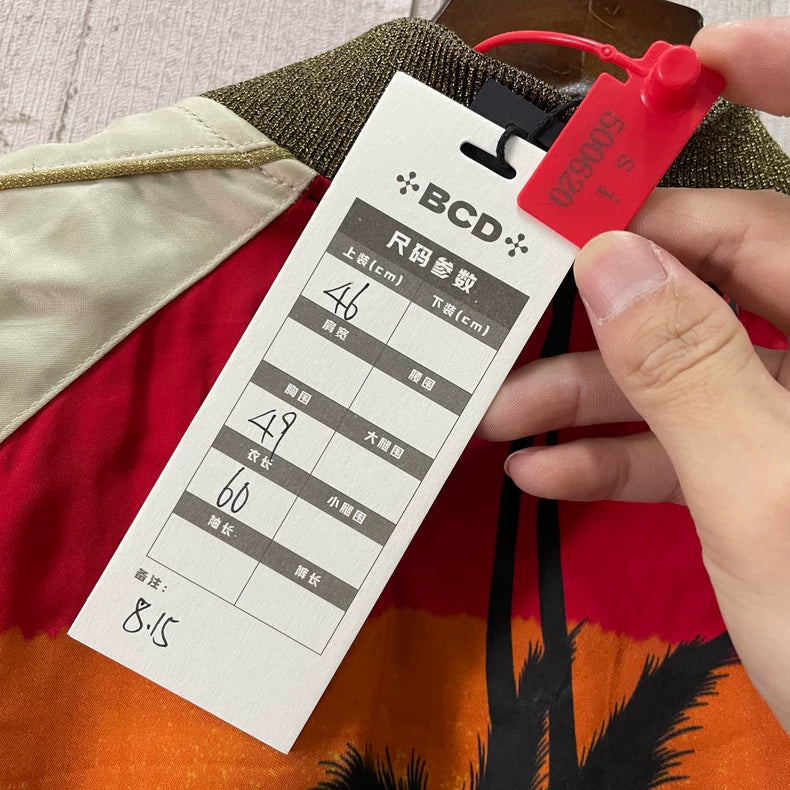 Saint Laurent Palm Baseball Jacket for Men