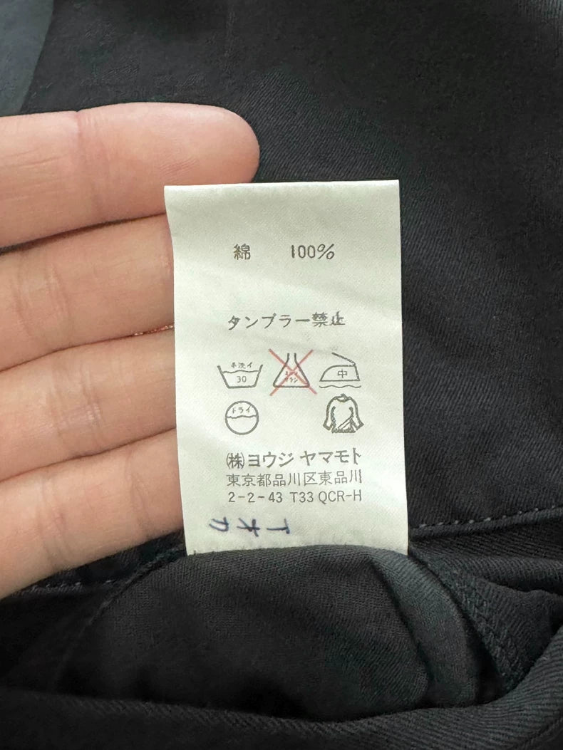 Yohji Yamamoto Black Blazer Jacket-zp