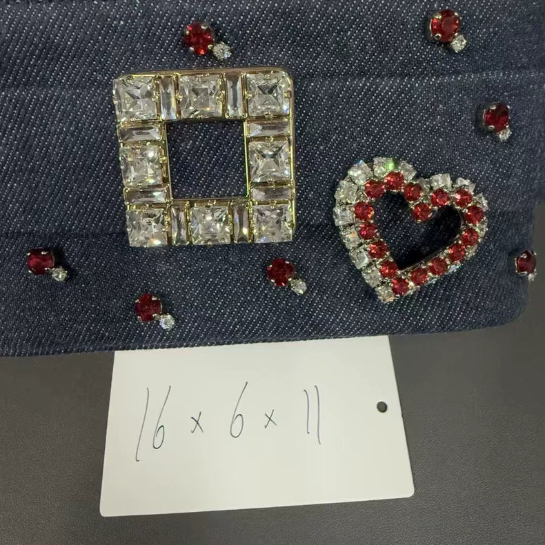 Roger Vivier Denim Box Bag