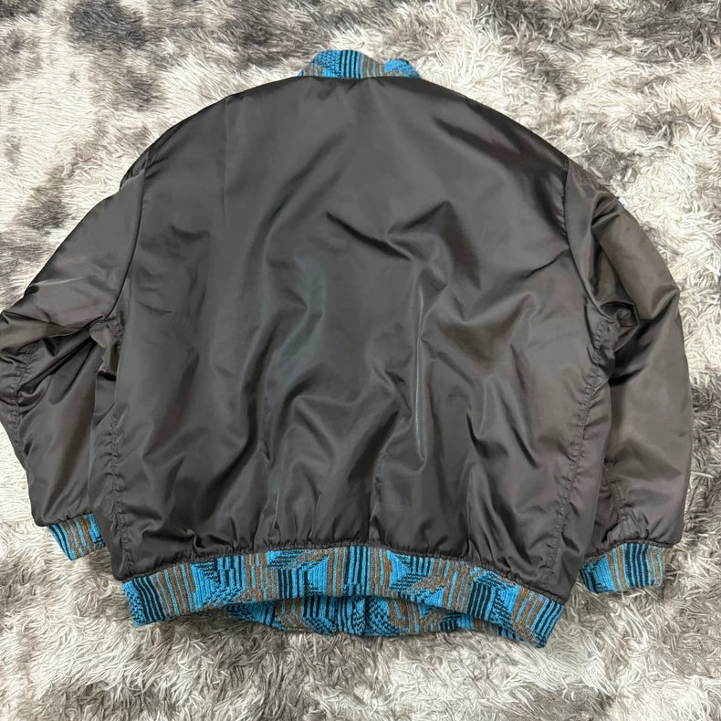 Prada By Raf Simons Nylon Bomber Jacket