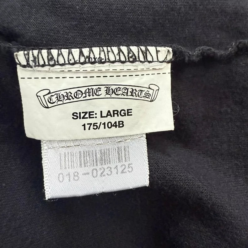 Chrome Hearts Black Cross Short Sleeve Tee