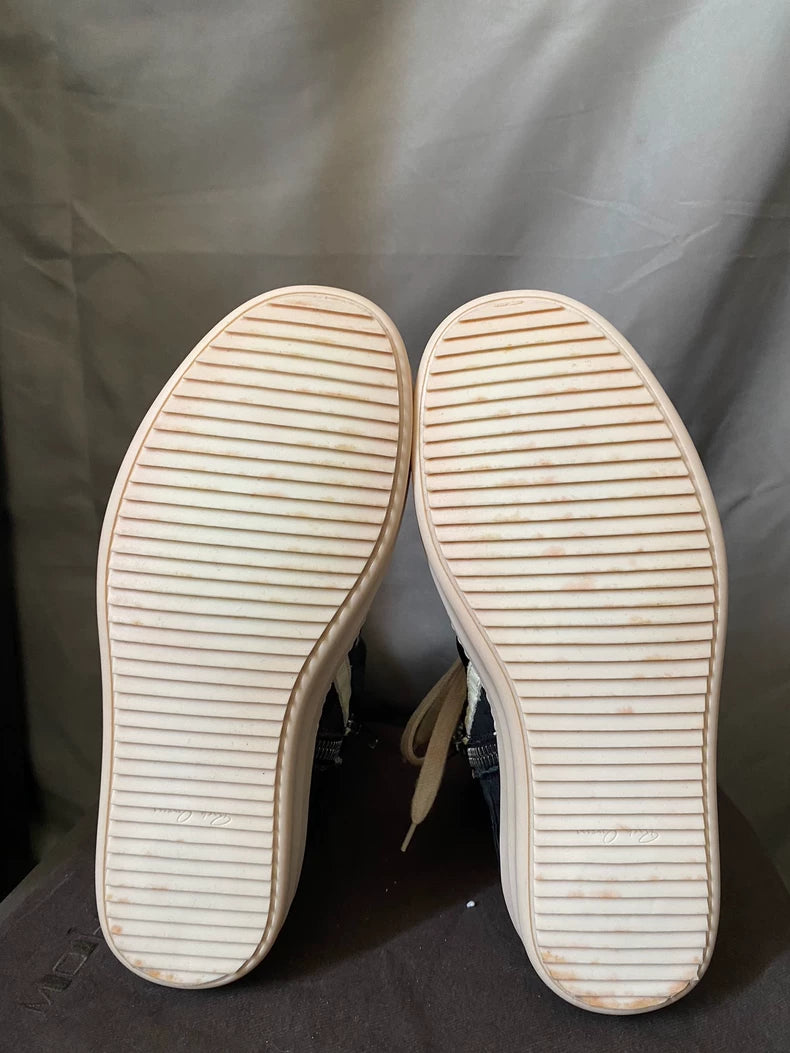 Rick Owens Fish Skin High-Top Sneakers-yf