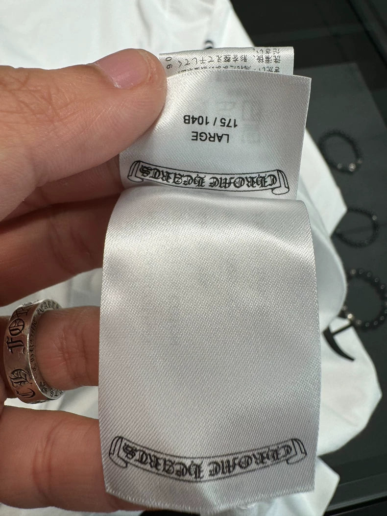 Chrome Hearts White Long Sleeve Shirt-yf