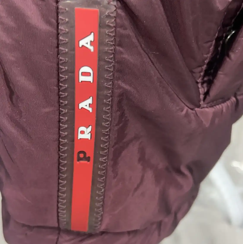 Prada Red Polyester Long Sleeve Jacket
