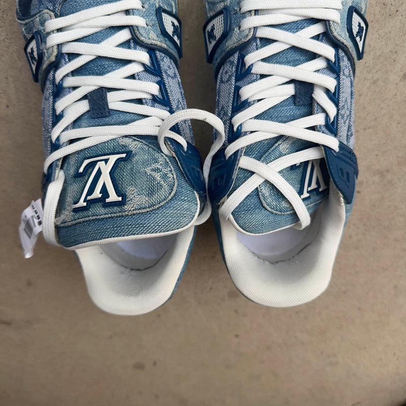 Louis Vuitton Stylish Blue Sneakers 0079