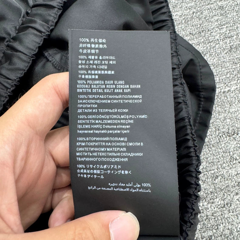 Prada Metal Nylon Drawstring Function Shorts-zp