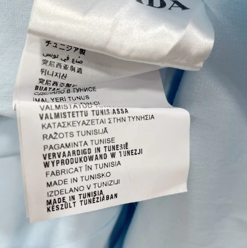 Prada Men's Long Sleeve Shirt in Light Blue