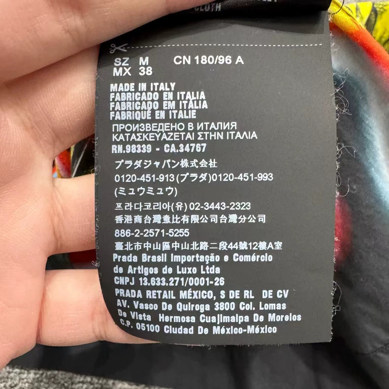 Prada Banana Print Short Sleeve Shirt-zp