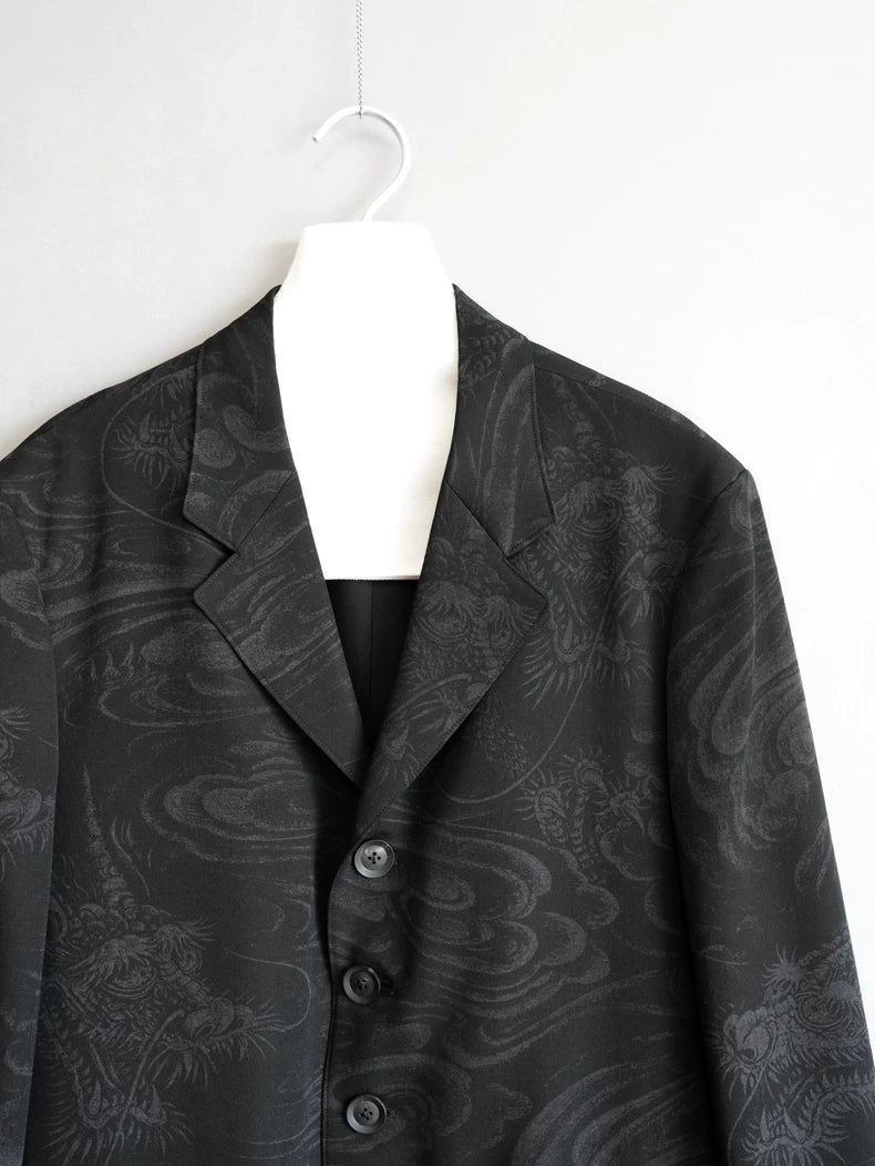 Yohji Yamamoto Dragon Pattern Jacket