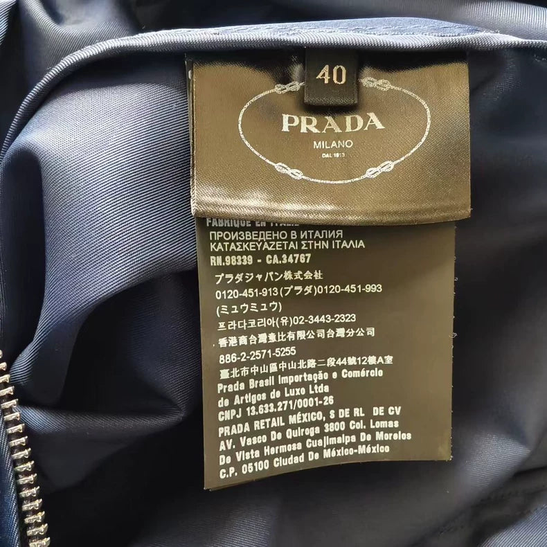 Prada Triangle Logo Nylon Jacket-yf