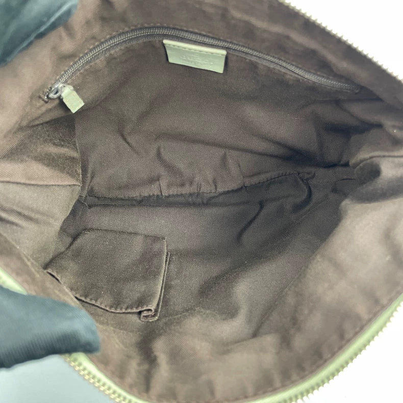 Gucci Vintage Canvas Crossbody Bag