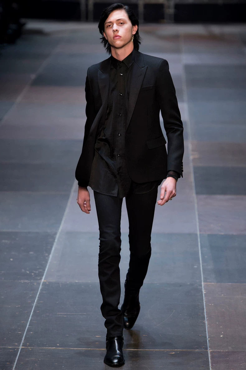 Saint Laurent Black Smoking Jacket