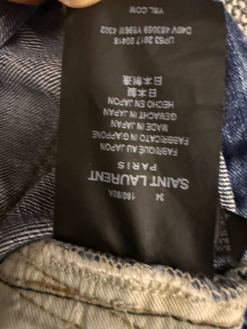 Saint Laurent Men's Denim Jeans L