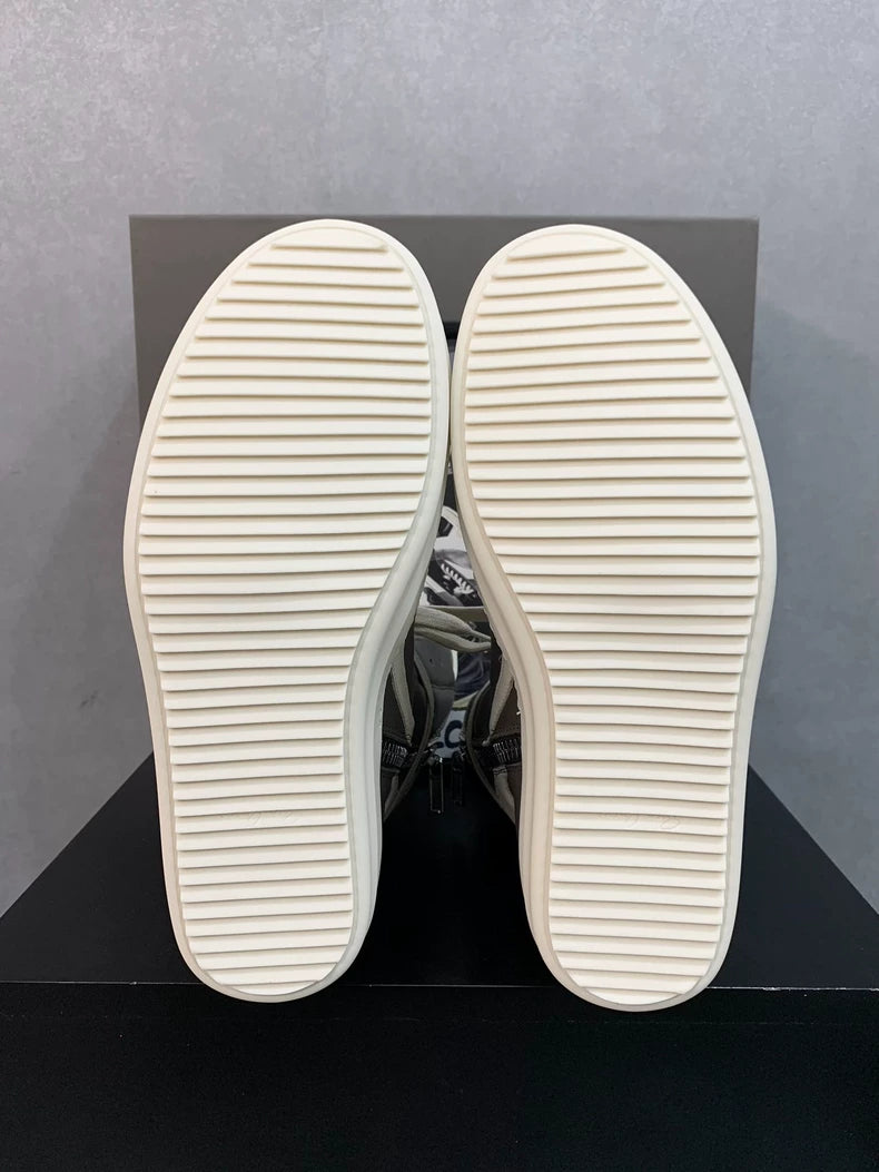 Gray Rick Owens Geobasket Sneakers for Men-yf