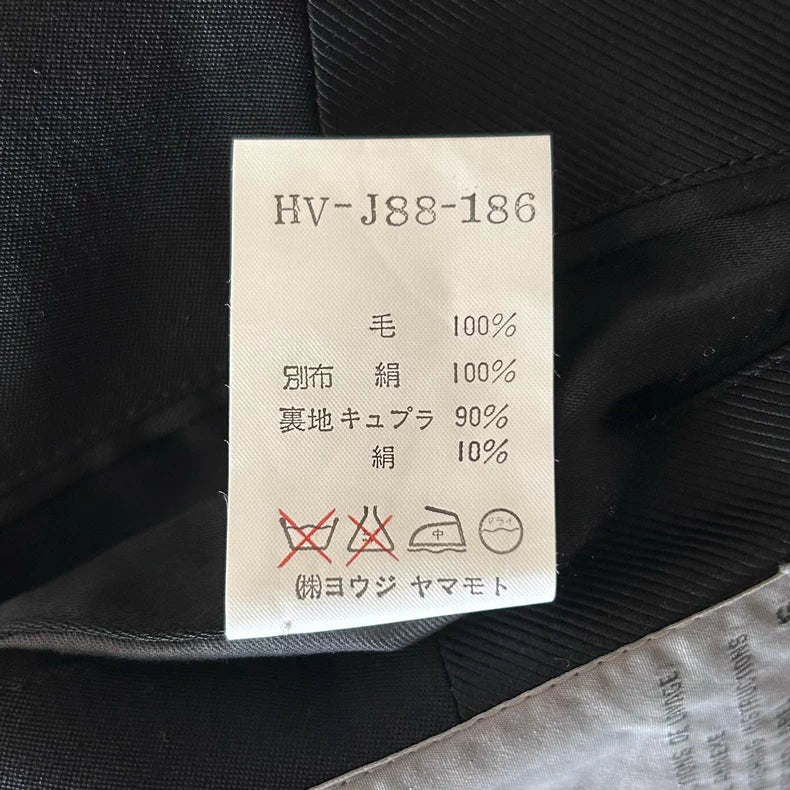 Yohji Yamamoto Silk Collar Wool Blazer