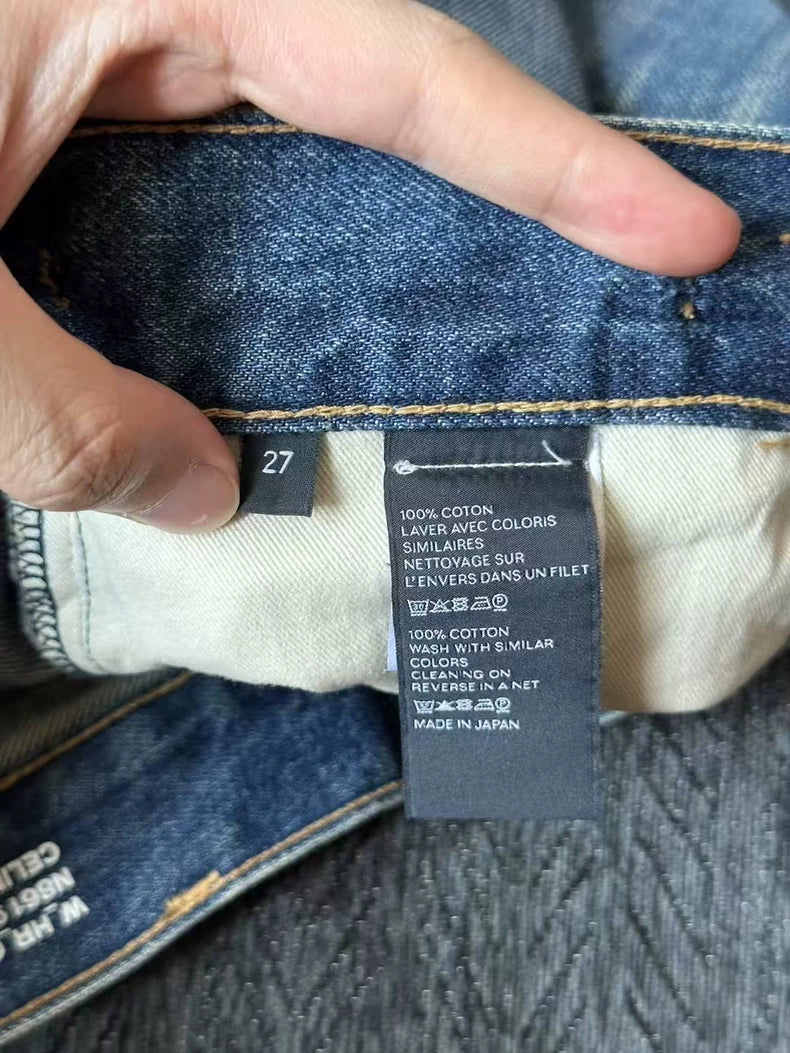 Celine Margaret Chain Detail Denim Pants