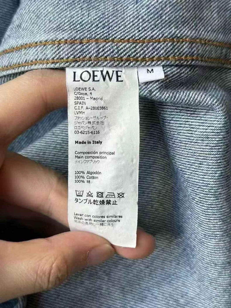 Loewe Denim Logo Jacket