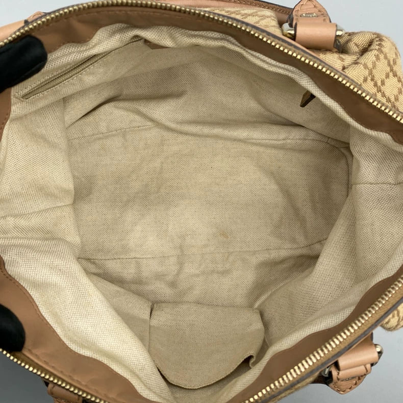 Gucci Vintage Canvas Tote Bag