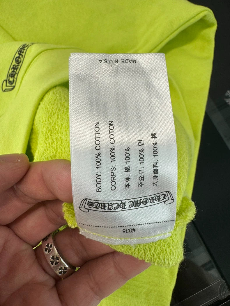 Chrome Hearts Matty Fluorescent Green Sweatshirt-yf