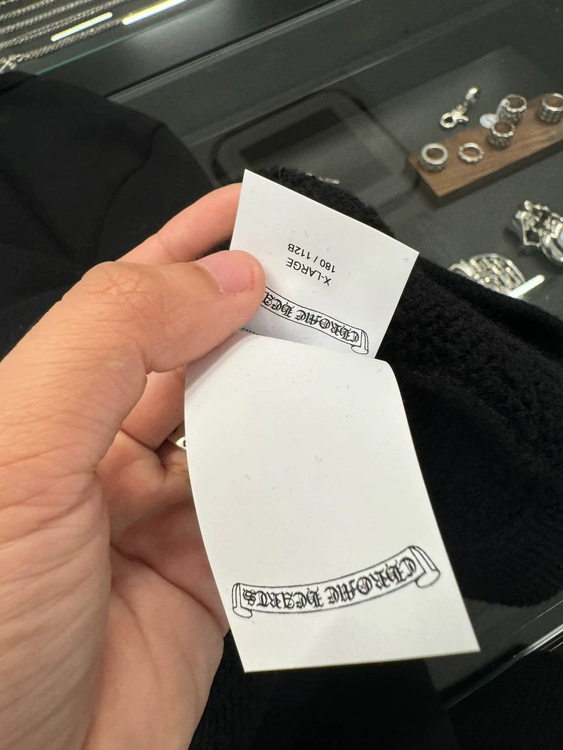 Chrome Hearts Black Embroidered Cashmere Sweater-yf