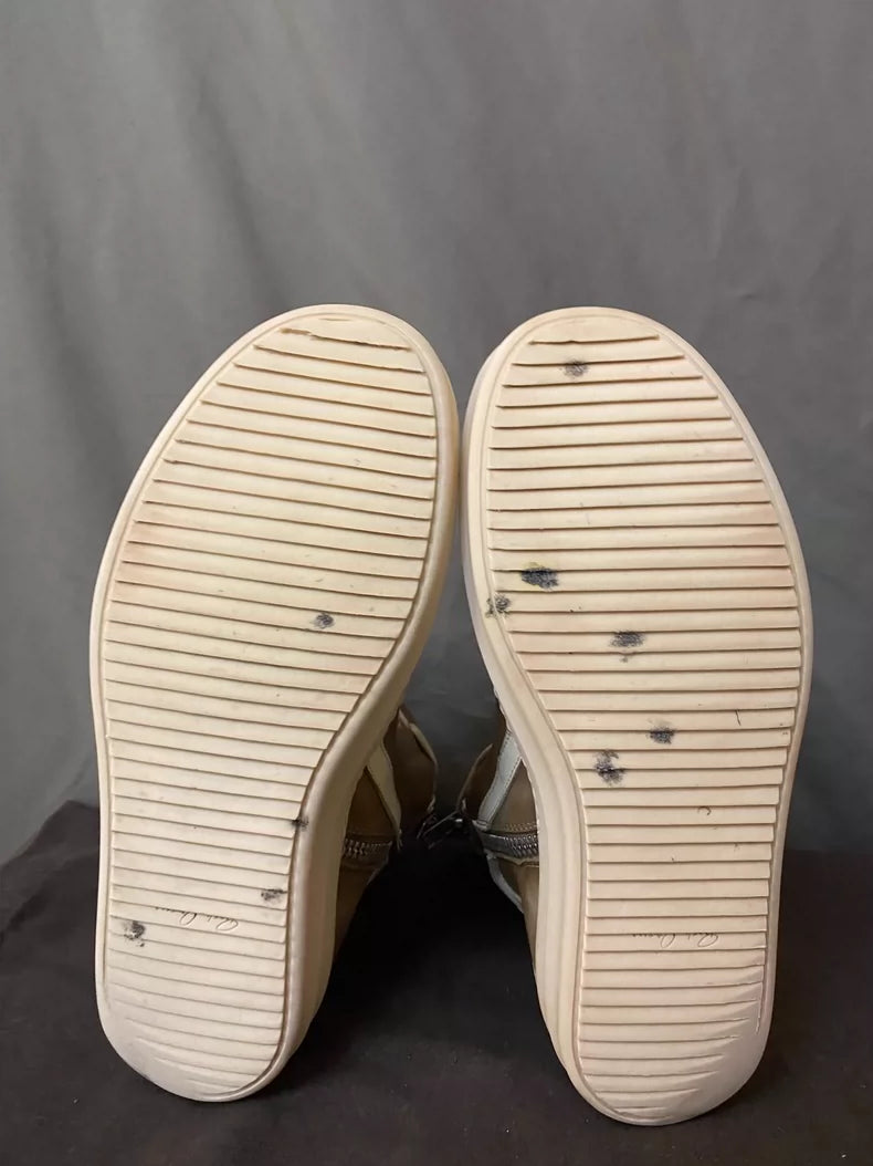 Rick Owens Desert Gray High-Top Boots-yf