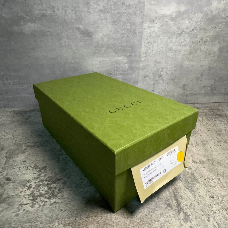 Gucci Jordaan White Canvas Loafers for Men 0079