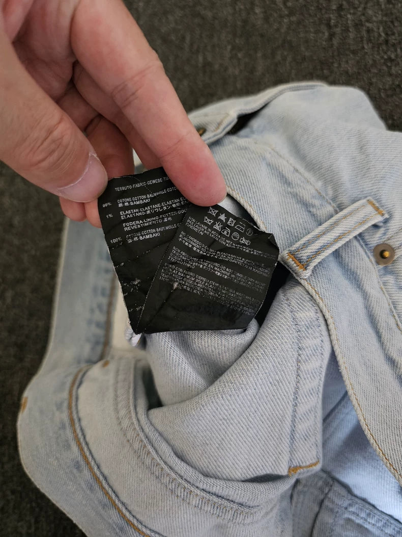 Saint Laurent Men's D02 Light Blue Jeans-yf