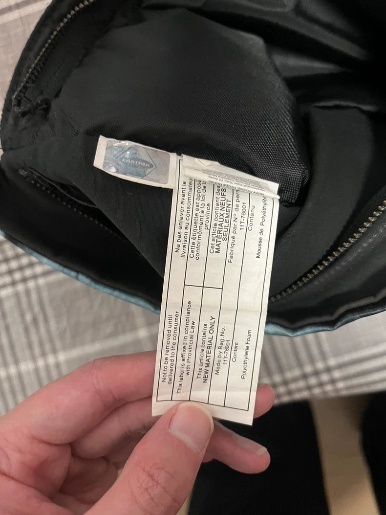 Raf Simons Blue Portrait Crossbody Bag