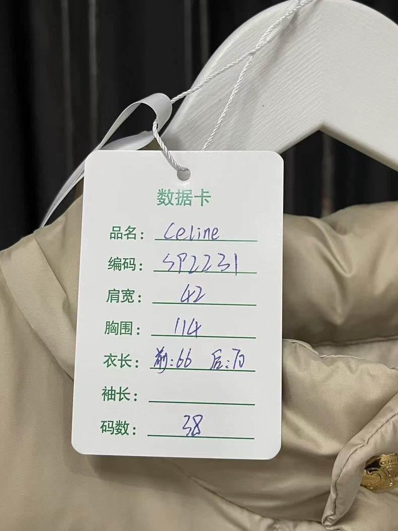 Celine Padded Vest with Buttons