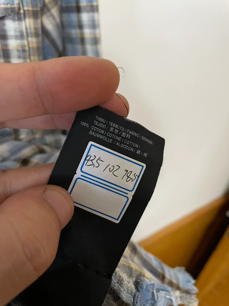 Saint Laurent SLP Plaid Cotton Shirt