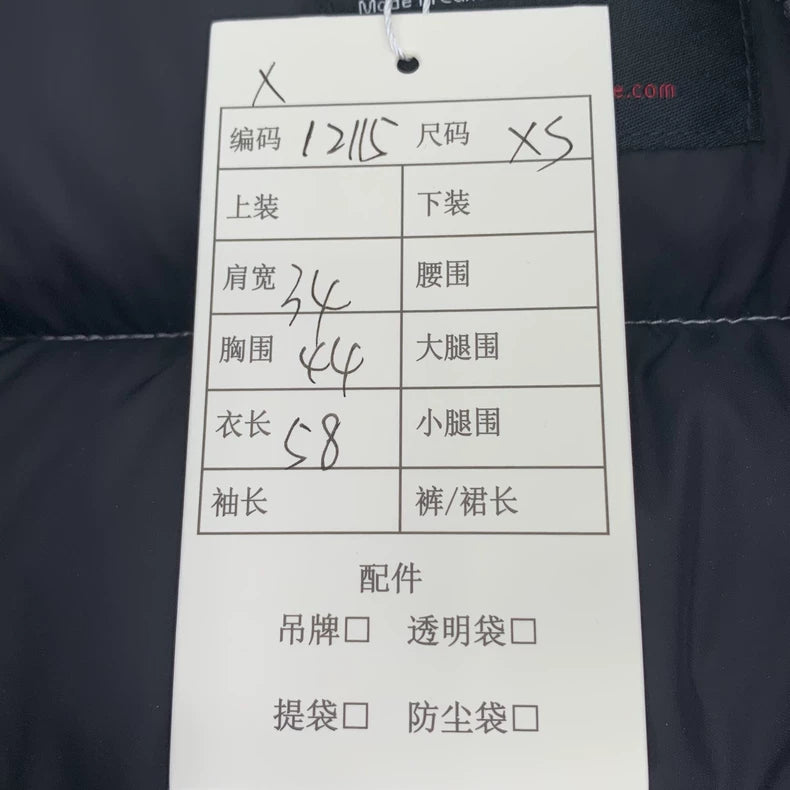 Canada Goose White Down Vest XS