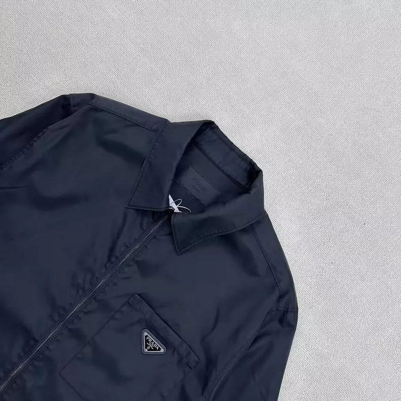 Prada Triangular Logo Nylon Jacket in XL
