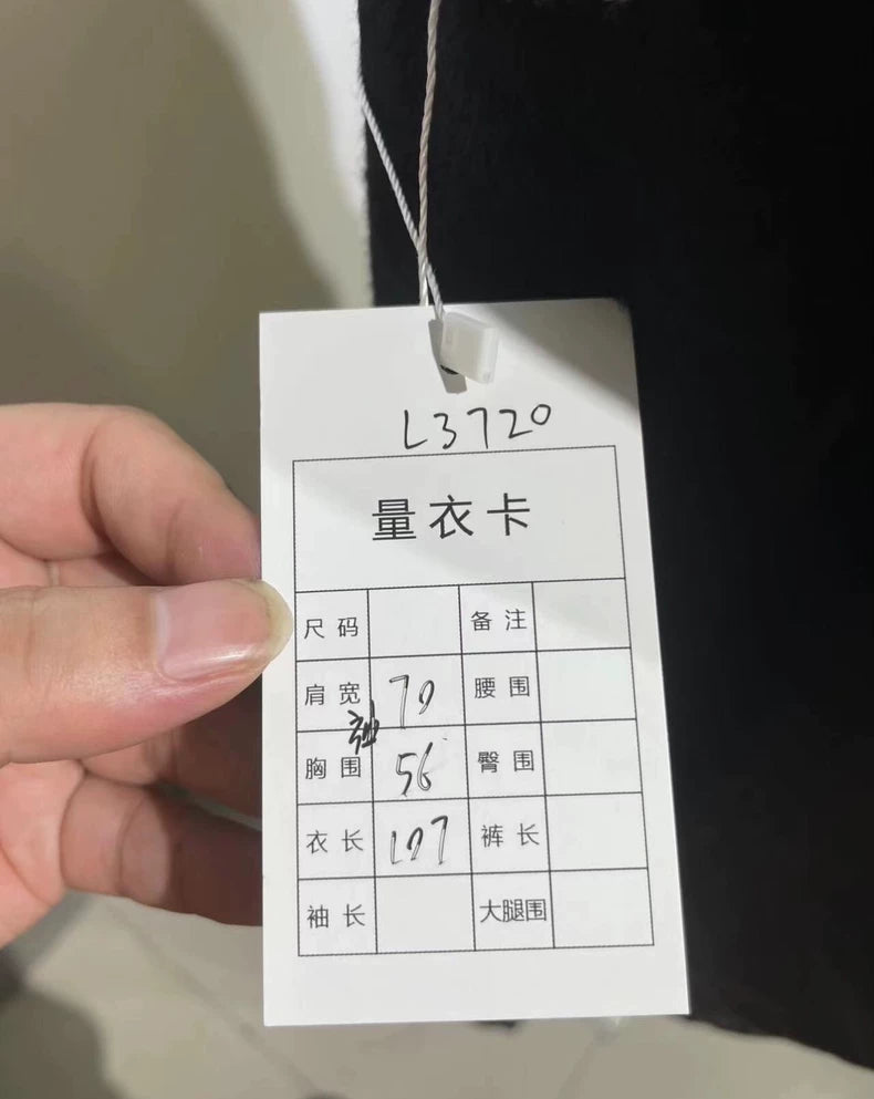 Vintage Dior Black Cashmere Wool Coat