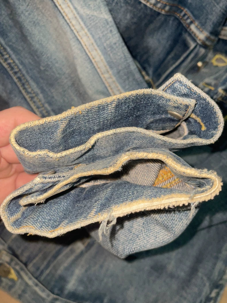 Visvim Denim Jacket with Pocket Details