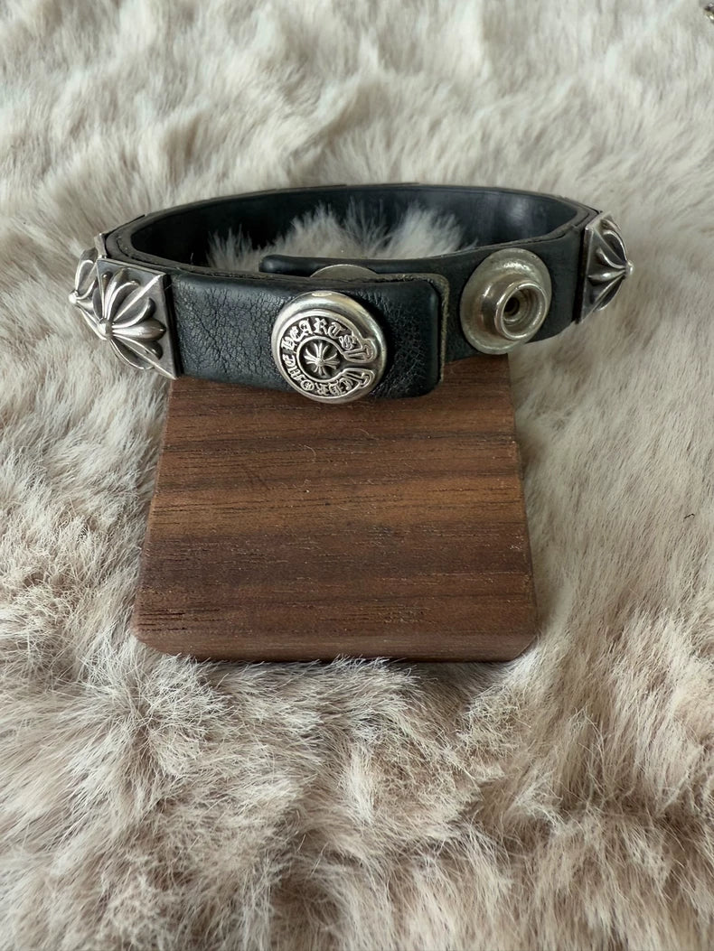 Chrome Hearts Silver Flower Bracelet