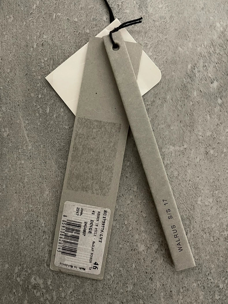 Rick Owens MA1 Leather Jacket