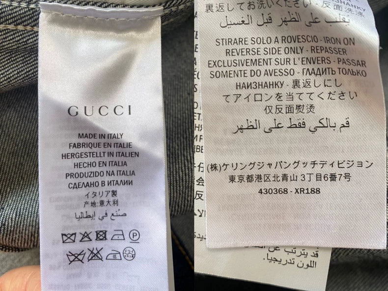 Gucci Men's Striped Denim Pants-zp