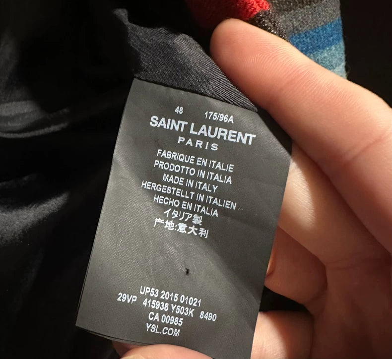 Saint Laurent Dinosaur Jacket Size 48
