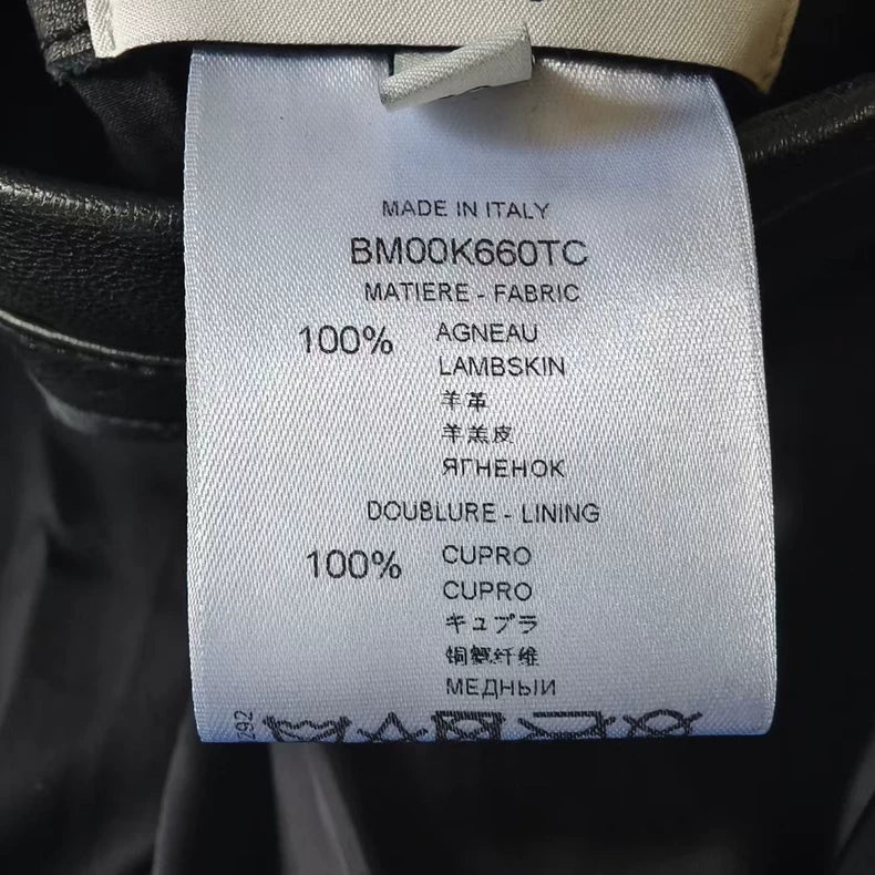 Givenchy Logo Leather Bomber Jacket-yf