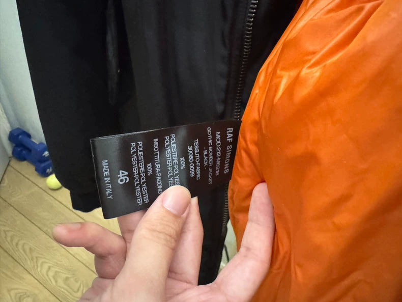 Raf Simons Spider Bomber Jacket in Black