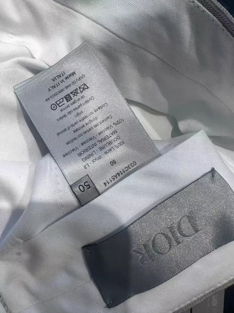 DIOR spring/summer thin wool trousers-zp