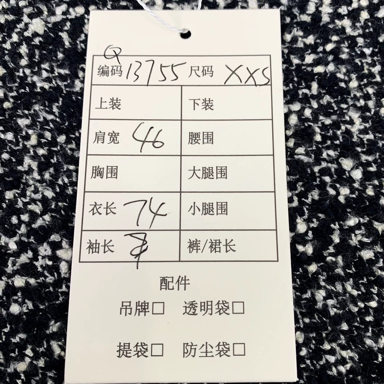 Gucci Black Logo Print Cotton Cape Jacket